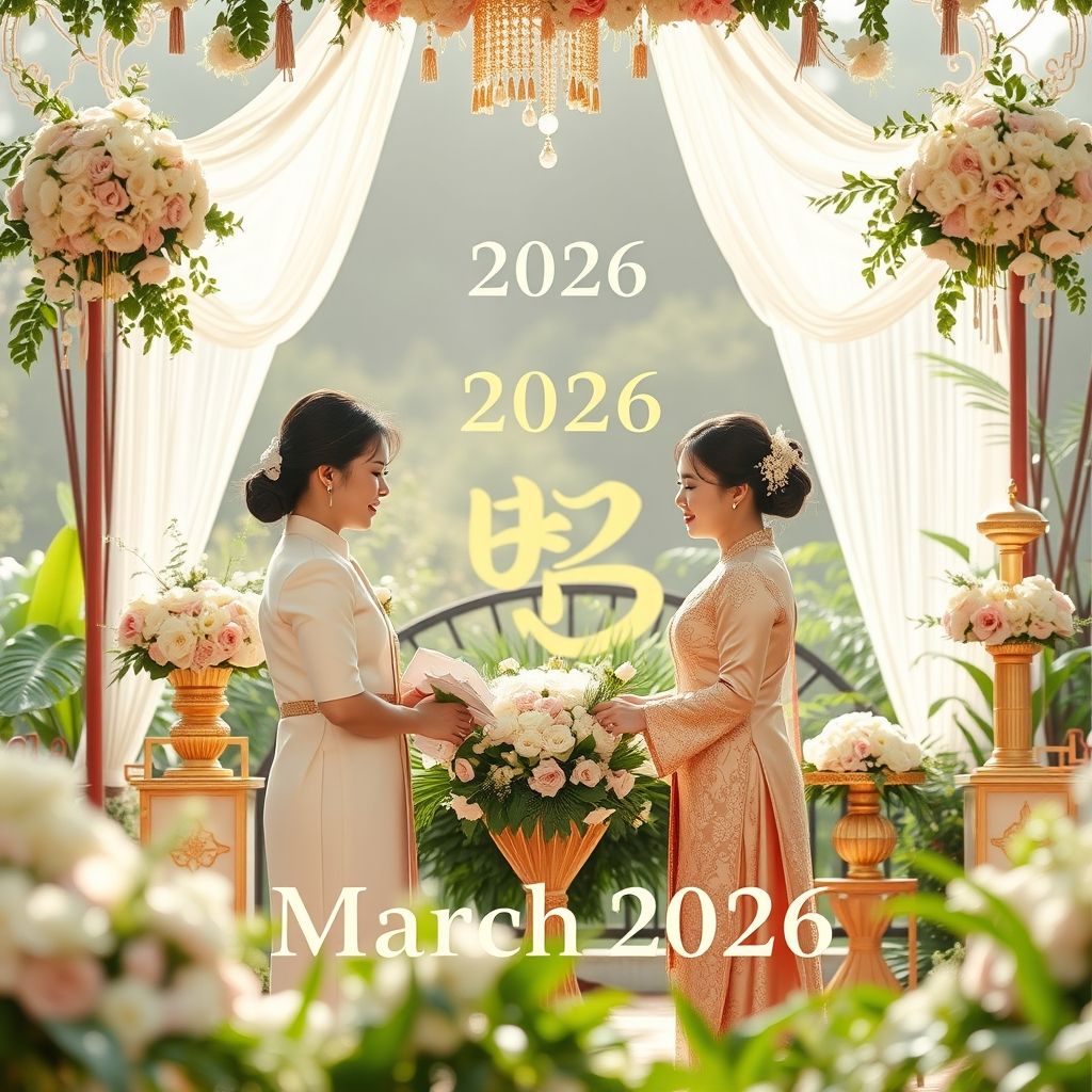 ฤกษ์แต่งงาน 2569 มีนาคม